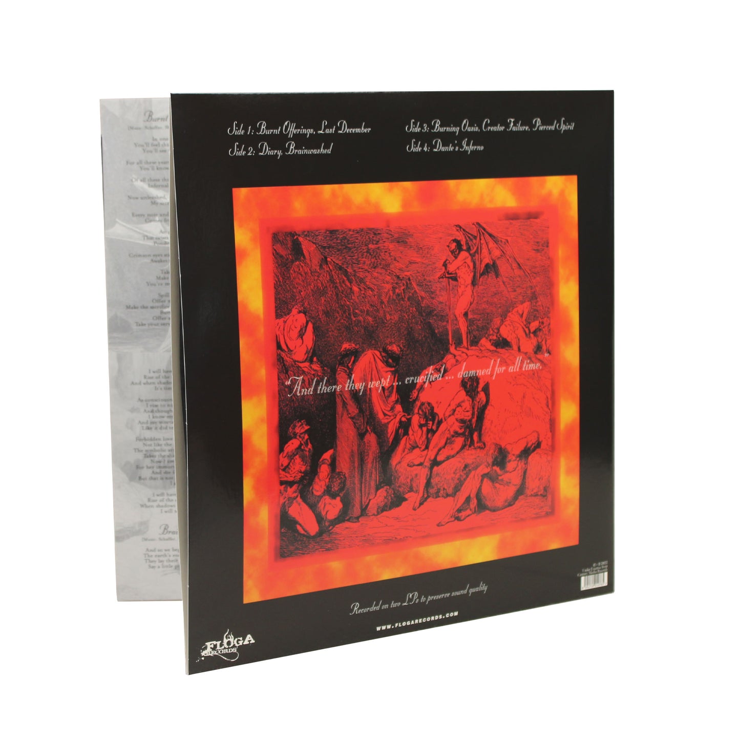 ICED EARTH Burnt Offerings Vinyl 2XLP - Red Splatter