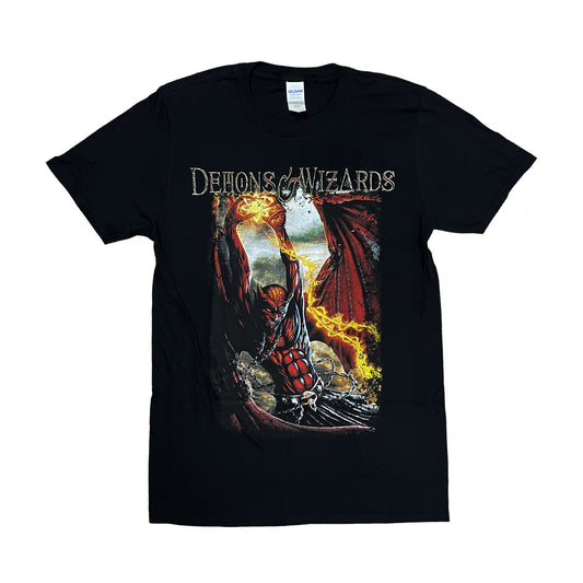 DEMONS & WIZARDS Demon Front Wizard Back T-Shirt