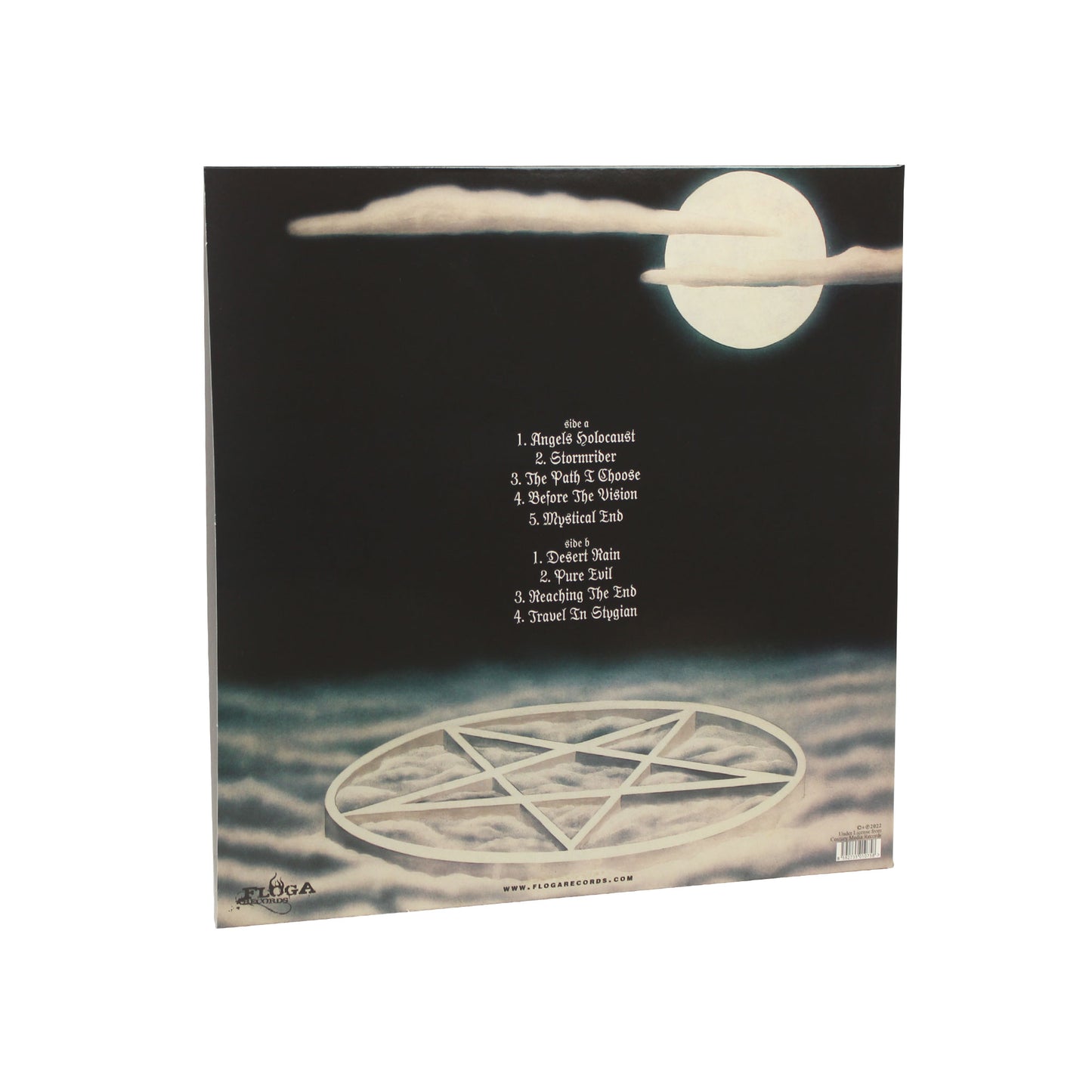 ICED EARTH Night of the Stormrider Vinyl LP - Blue Splatter