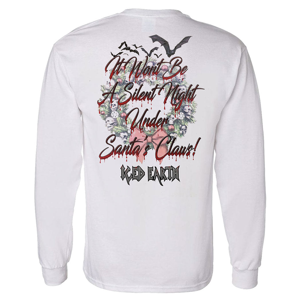 ICED EARTH Santa Claws Long Sleeve - White