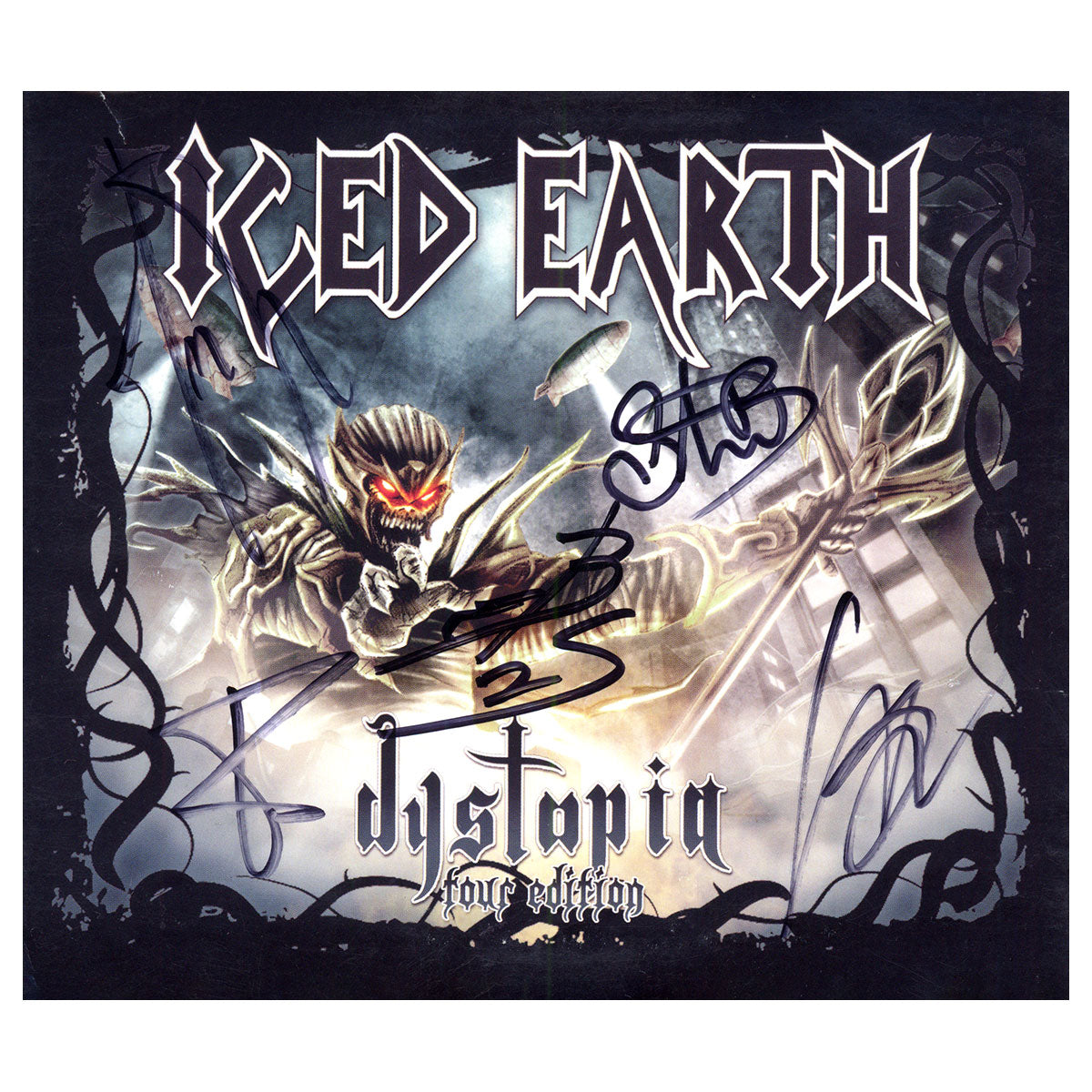 ICED EARTH Dystopia Four Edition Signed CD