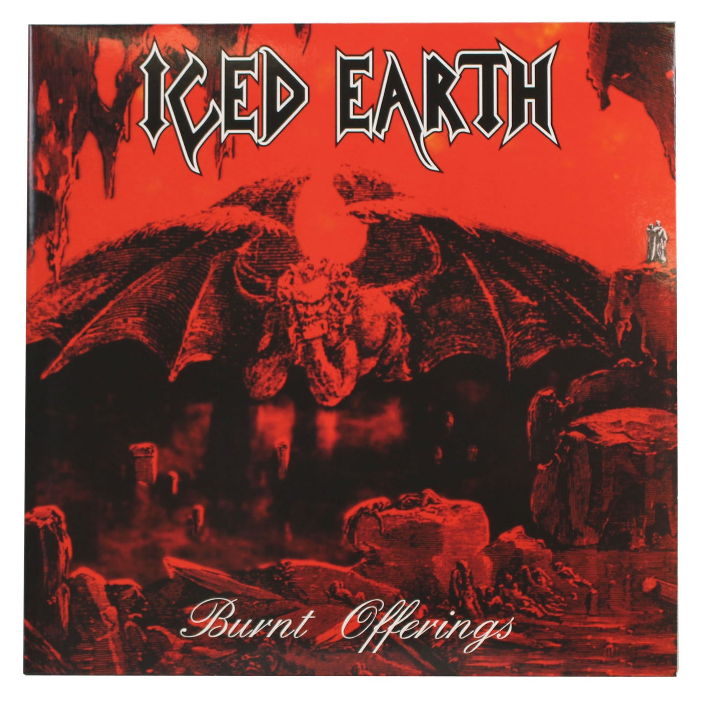 ICED EARTH Burnt Offerings Vinyl 2XLP - Red Splatter