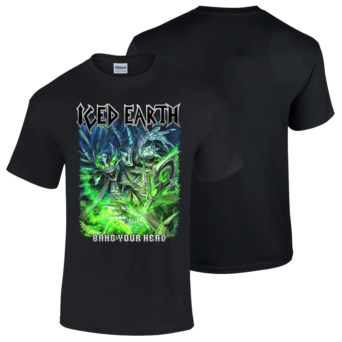 ICED EARTH Bang Your Head T-Shirt - Black