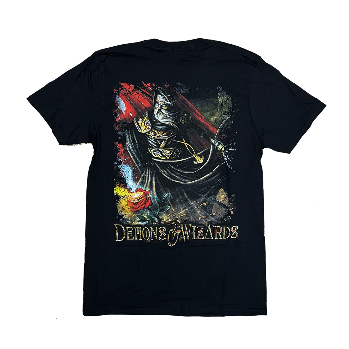 DEMONS & WIZARDS Demon Front Wizard Back T-Shirt