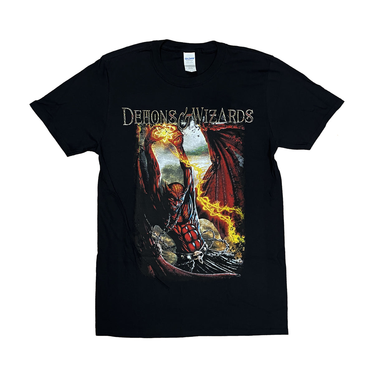 DEMONS & WIZARDS Demon Front Wizard Back T-Shirt