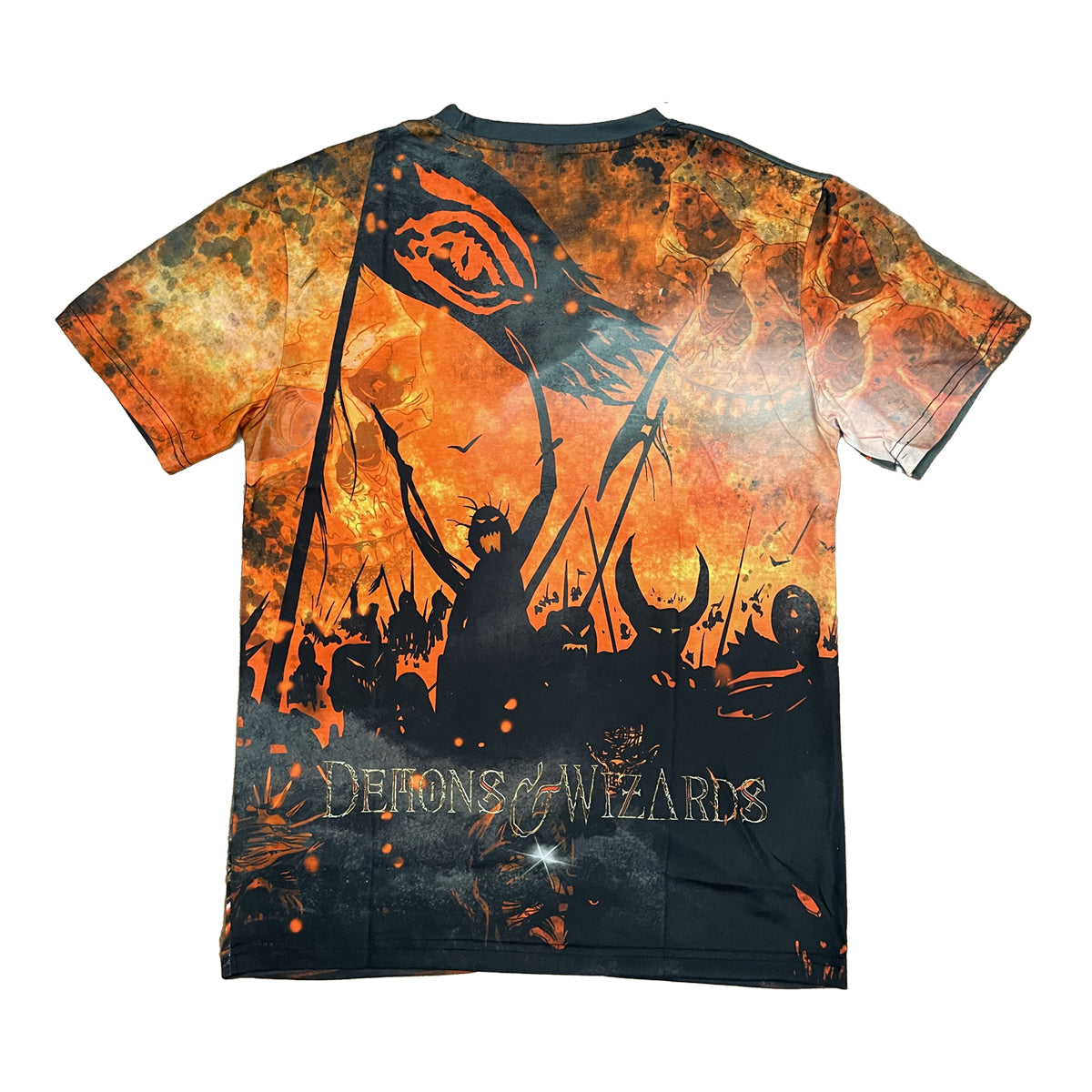 DEMONS & WIZARDS Crimson King Sublimated Multicolor T-Shirt