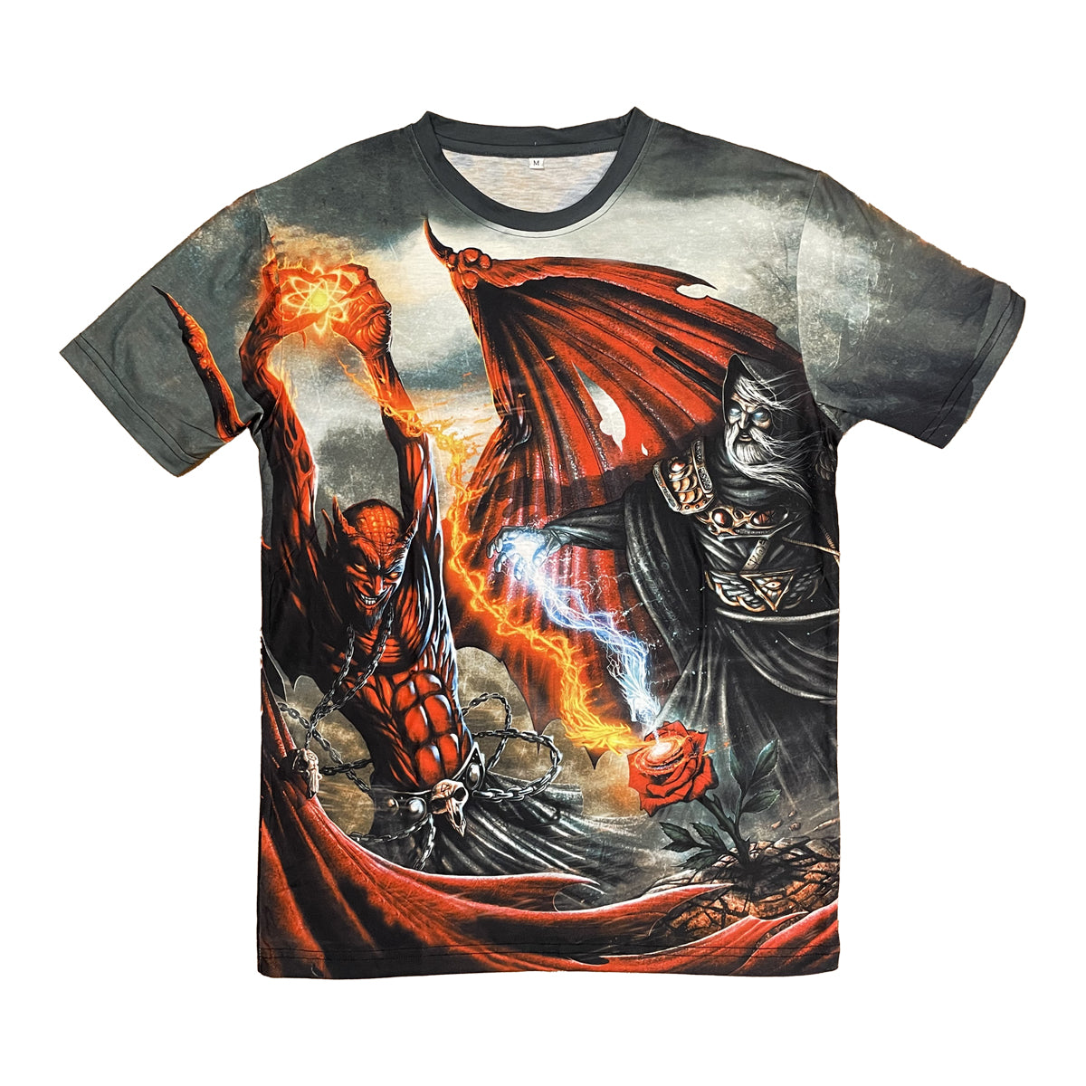 DEMONS & WIZARDS Crimson King Sublimated Multicolor T-Shirt