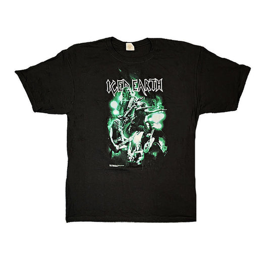 ICED EARTH Green Band Photo T-Shirt