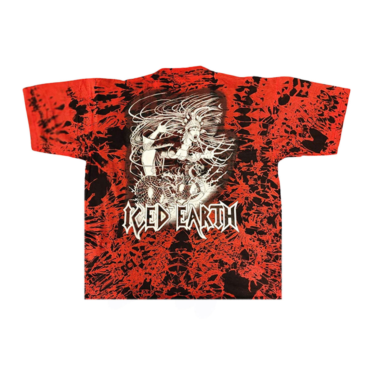 ICED EARTH Days of Purgatory Red Tie-Dye T-Shirt