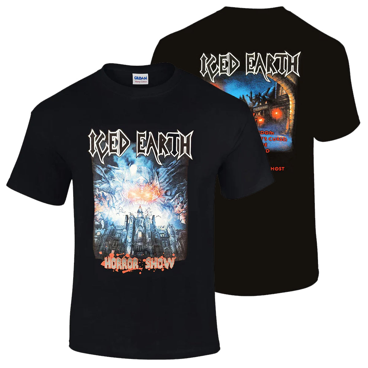 ICED EARTH Horror Show Song Back T-Shirt