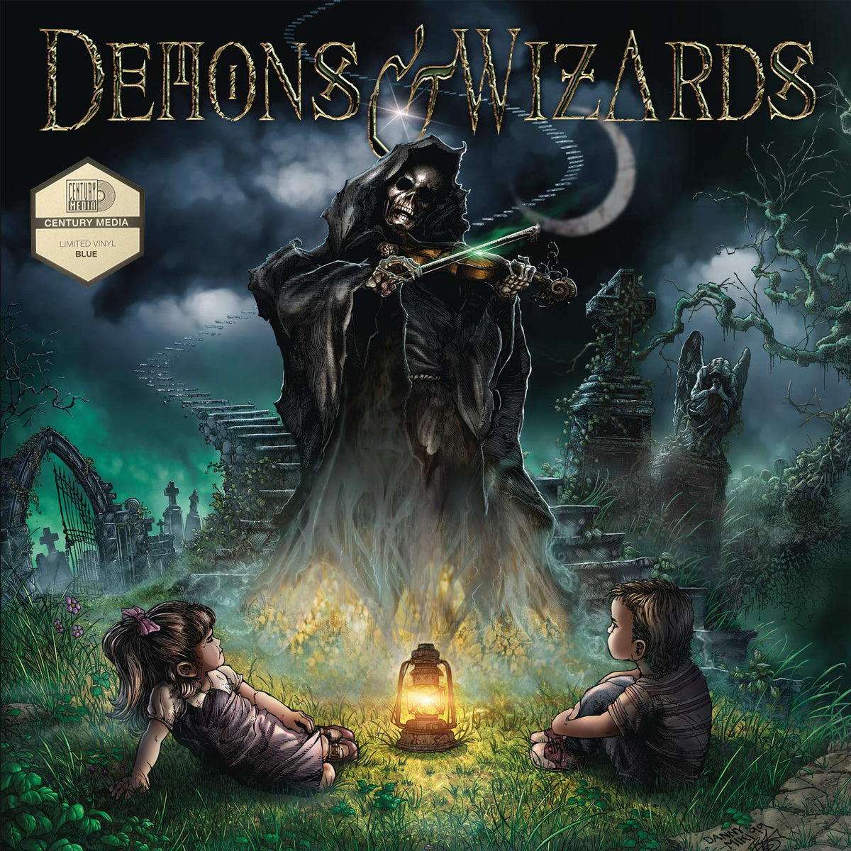 DEMONS & WIZARDS - The Fiddler Vinyl LP - Blue