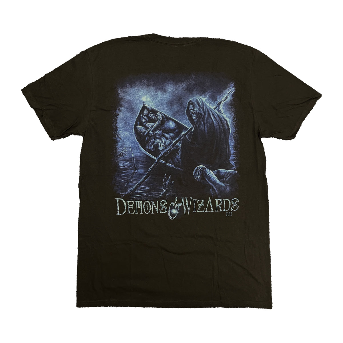 DEMONS & WIZARDS Demons & Wizards III Blue Print T-Shirt