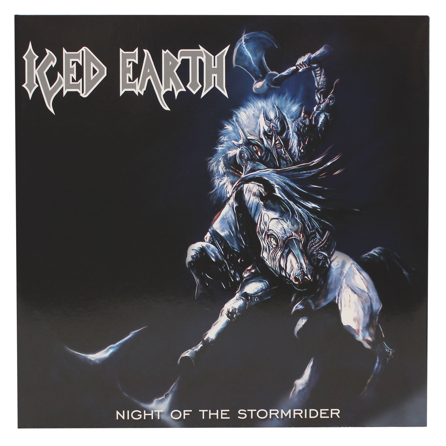 ICED EARTH Night of the Stormrider Vinyl LP - Blue Splatter