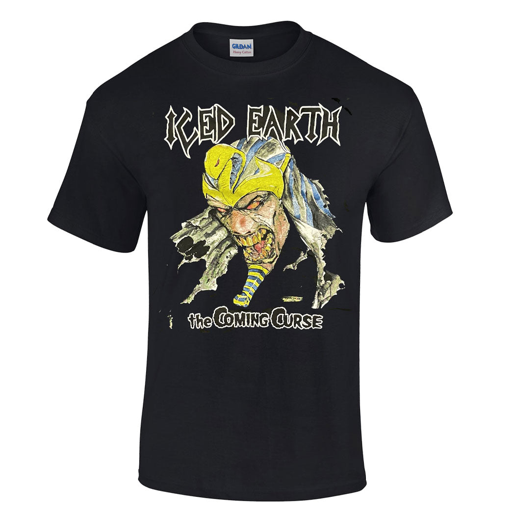 ICED EARTH The Coming Curse Original Vintage 1998 T-Shirt