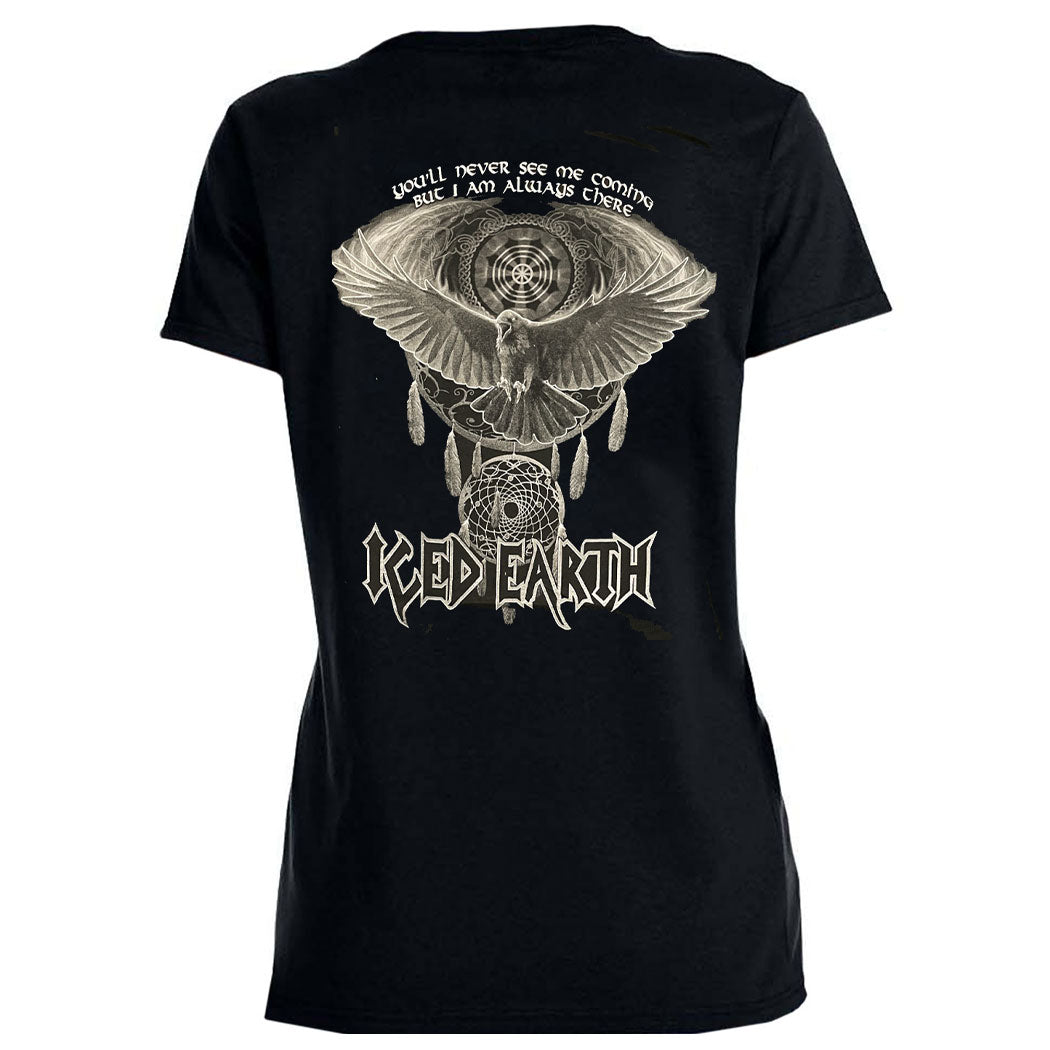 ICED EARTH Raven Wing Ladies T-Shirt
