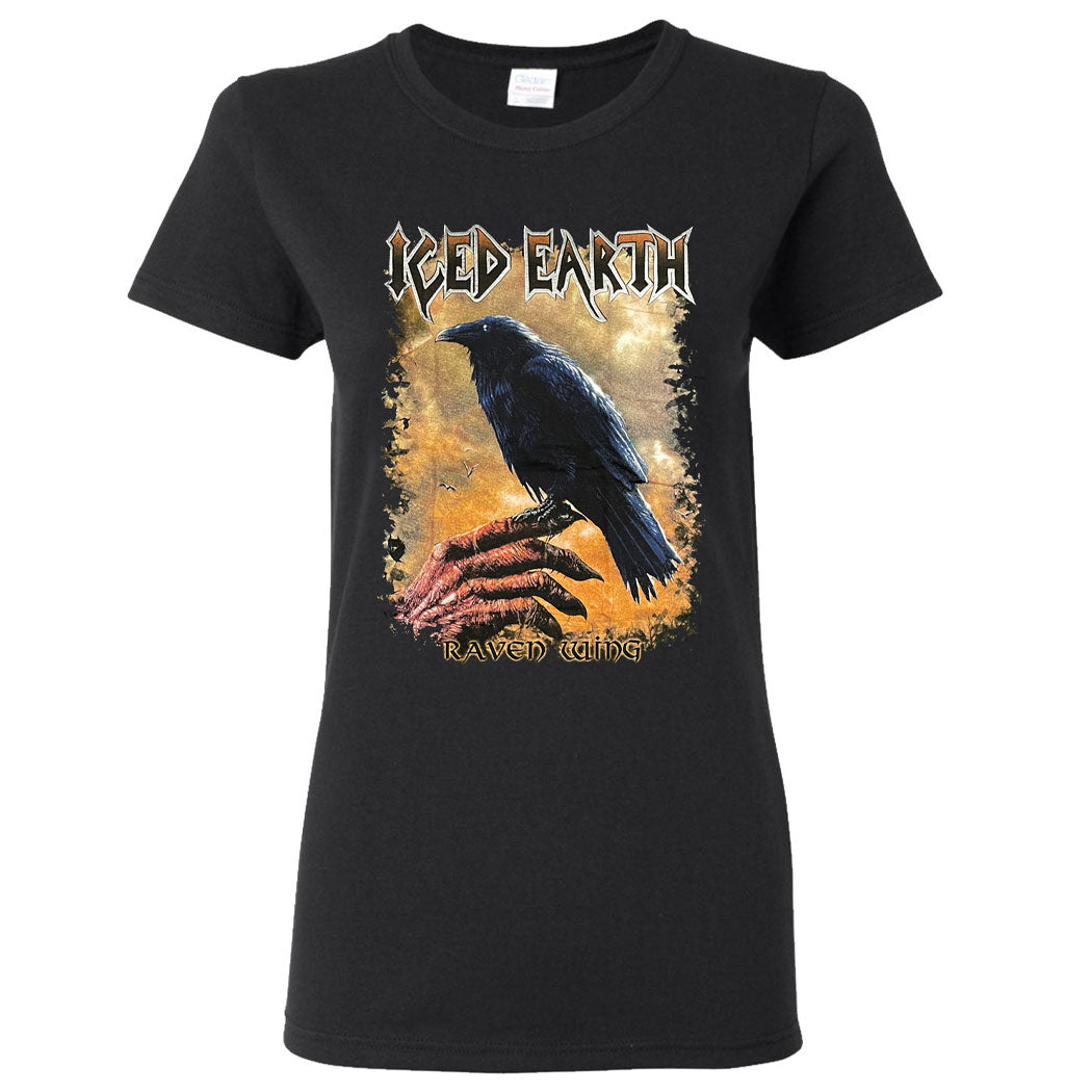 ICED EARTH Raven Wing Ladies T-Shirt