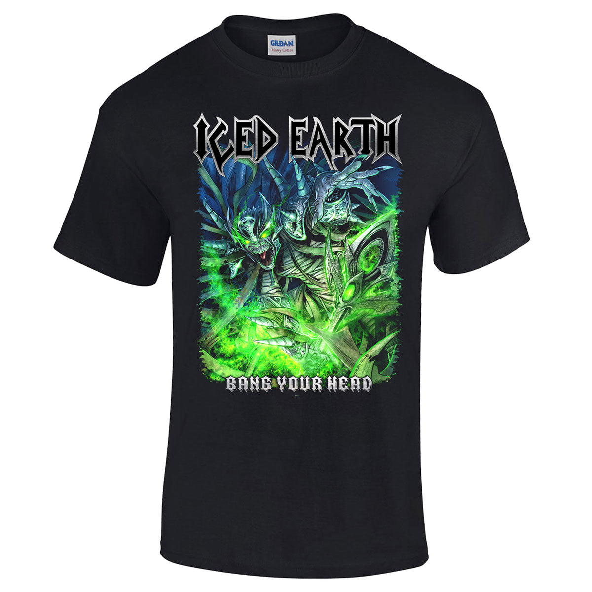 ICED EARTH Bang Your Head T-Shirt - Black