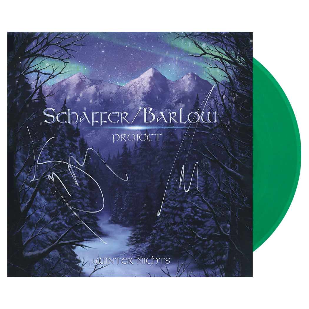 ICED EARTH Schaffer Barlow Project Vinyl LP - Green (Signed)