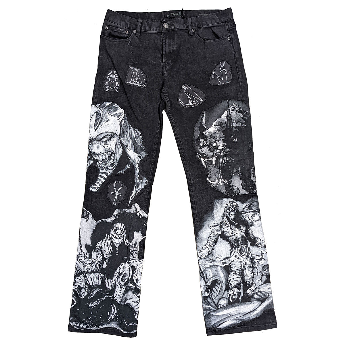 ICED EARTH Stage-Worn Jeans with Patches