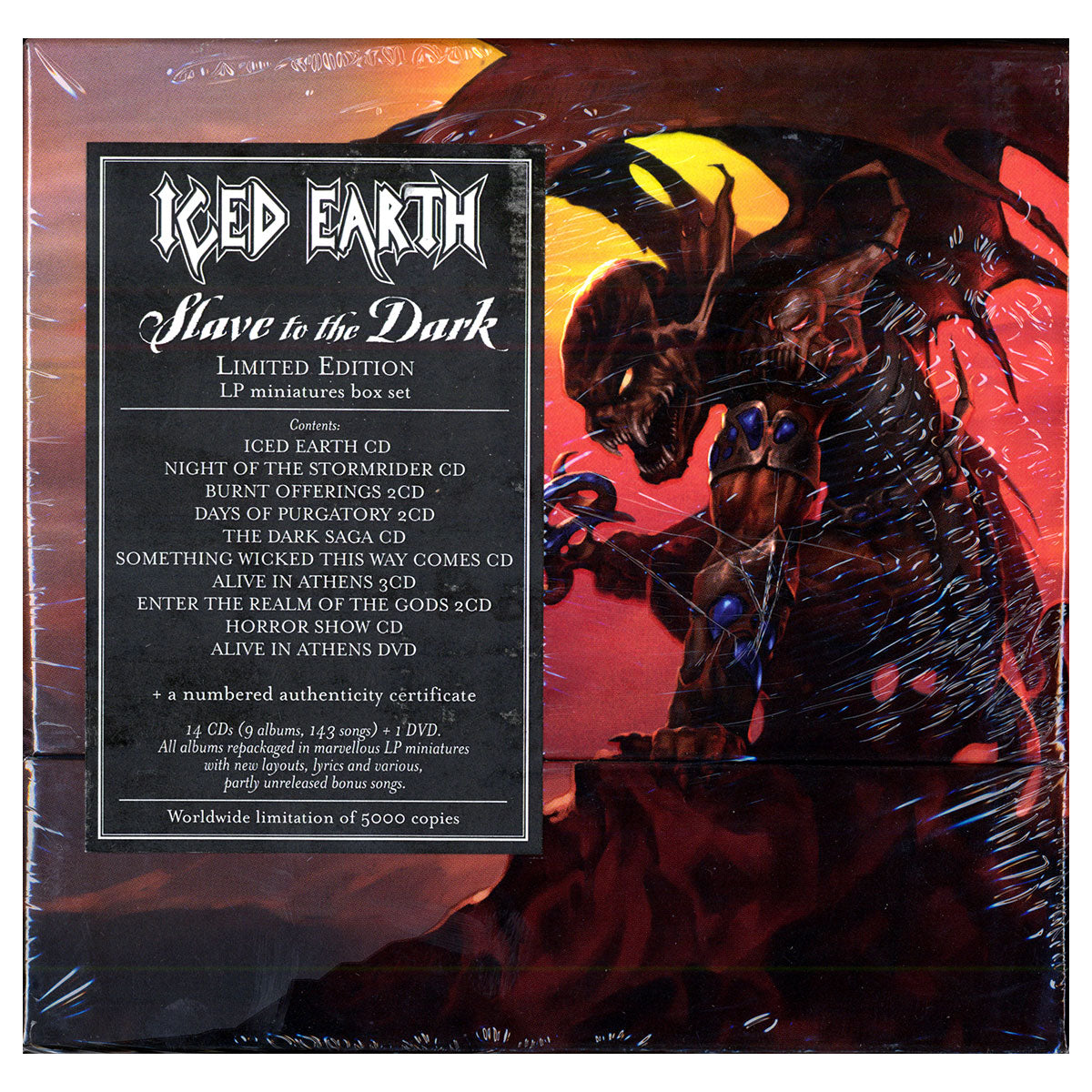 Mini Lp Cd Slave to the Dark LP Mini LP - CD Box Set – Iced Earth Store