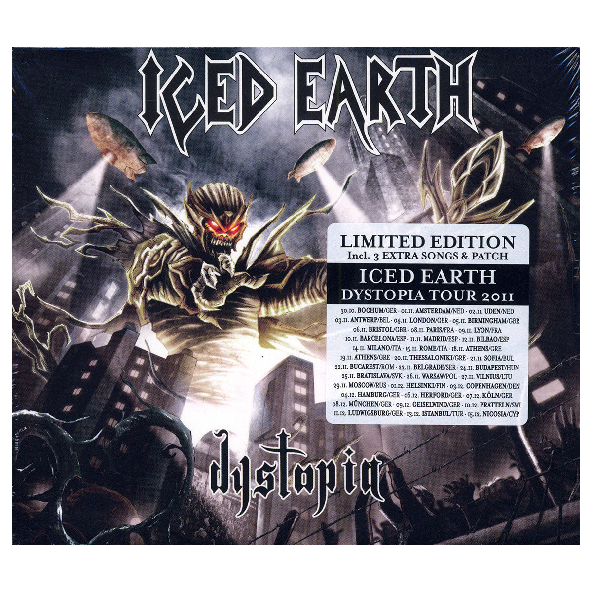 ICED EARTH Dystopia Limited Edition CD