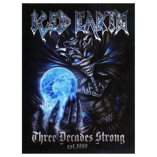 ICED EARTH Three Decades Strong Sticker